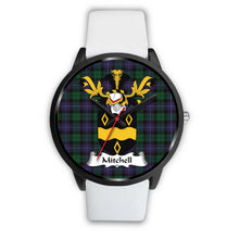 Load image into Gallery viewer, Mitchell Clan Badge Tartan Black Watch