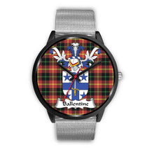 Load image into Gallery viewer, Ballentine Clan Badge Tartan Black Watch