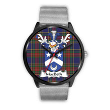 Load image into Gallery viewer, MacBeth Clan Badge Tartan Black Watch