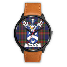 Load image into Gallery viewer, MacBeth Clan Badge Tartan Black Watch