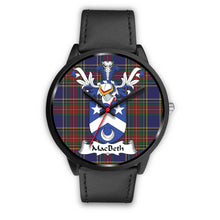Load image into Gallery viewer, MacBeth Clan Badge Tartan Black Watch