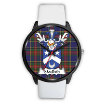 Load image into Gallery viewer, MacBeth Clan Badge Tartan Black Watch