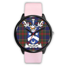 Load image into Gallery viewer, MacBeth Clan Badge Tartan Black Watch