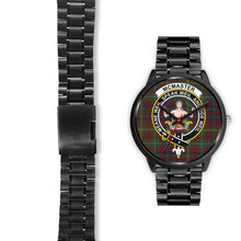 Load image into Gallery viewer, McMaster Clan Badge Tartan Black Watch