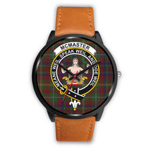 Load image into Gallery viewer, McMaster Clan Badge Tartan Black Watch