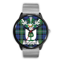 Load image into Gallery viewer, McCowatt Clan Badge Tartan Black Watch