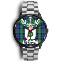 Load image into Gallery viewer, McCowatt Clan Badge Tartan Black Watch