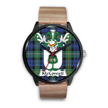 Load image into Gallery viewer, McCowatt Clan Badge Tartan Black Watch