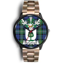 Load image into Gallery viewer, McCowatt Clan Badge Tartan Black Watch