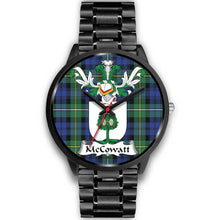 Load image into Gallery viewer, McCowatt Clan Badge Tartan Black Watch