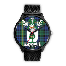 Load image into Gallery viewer, McCowatt Clan Badge Tartan Black Watch