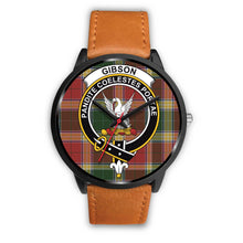 Load image into Gallery viewer, Gibson Clan Badge Tartan Black Watch