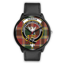 Load image into Gallery viewer, Gibson Clan Badge Tartan Black Watch