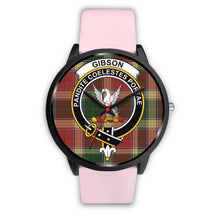 Load image into Gallery viewer, Gibson Clan Badge Tartan Black Watch